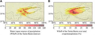 Atmospheric recycling of agricultural evapotranspiration in the Tarim Basin